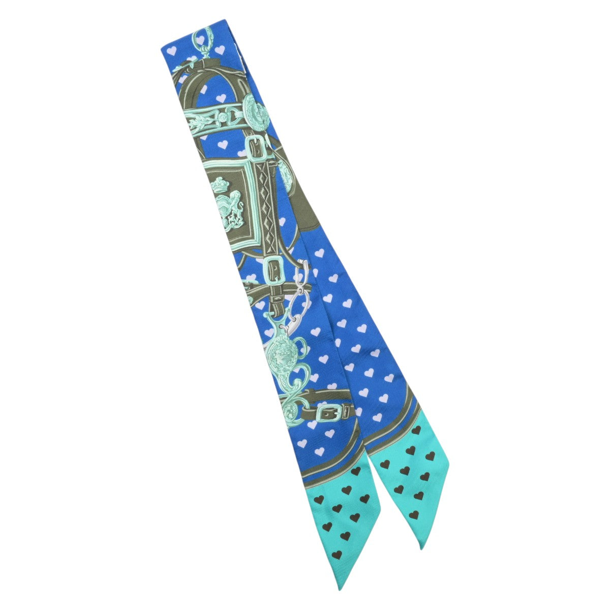 Brides de Gala Love Pattern Twilly Blue/Green