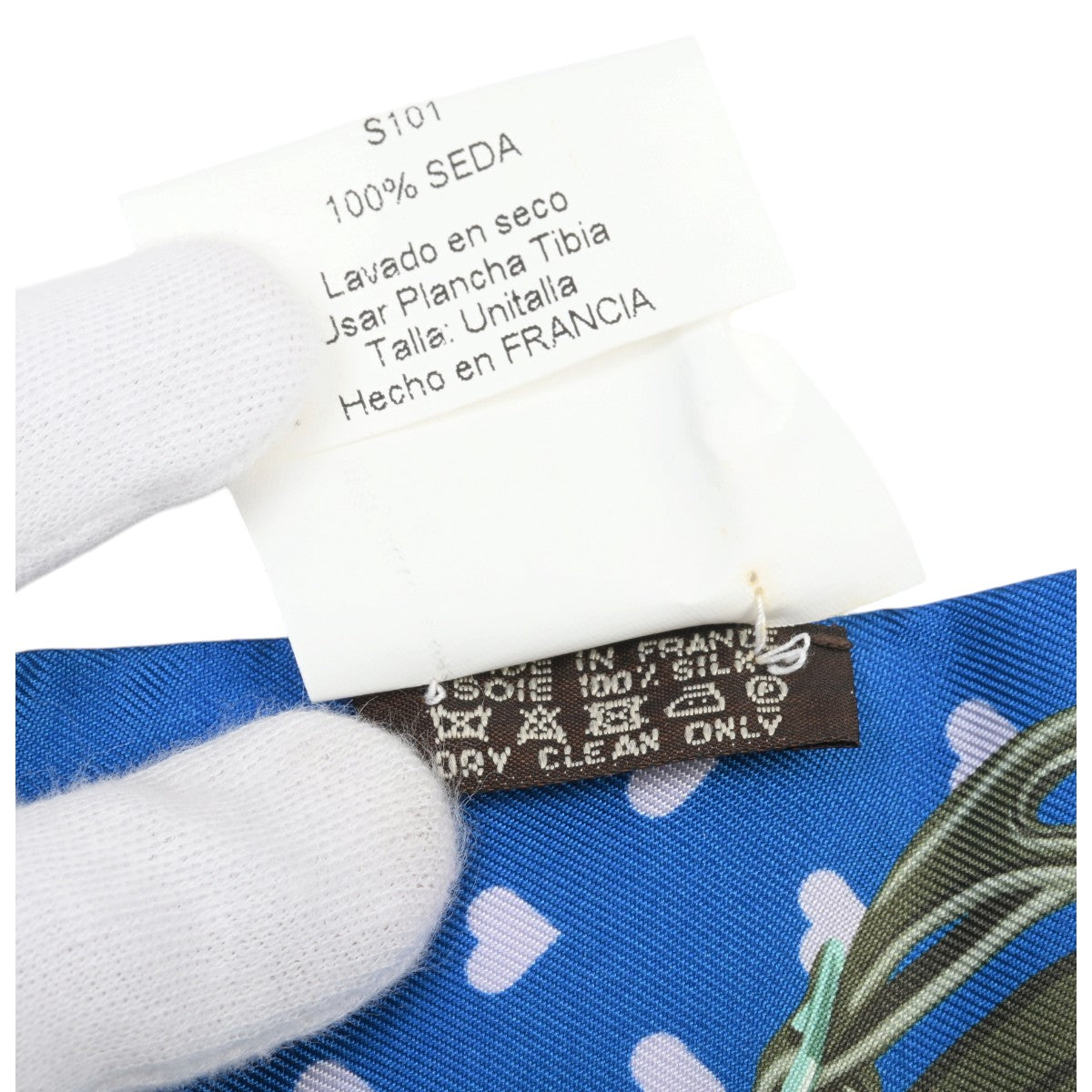 Brides de Gala Love Pattern Twilly Blue/Green