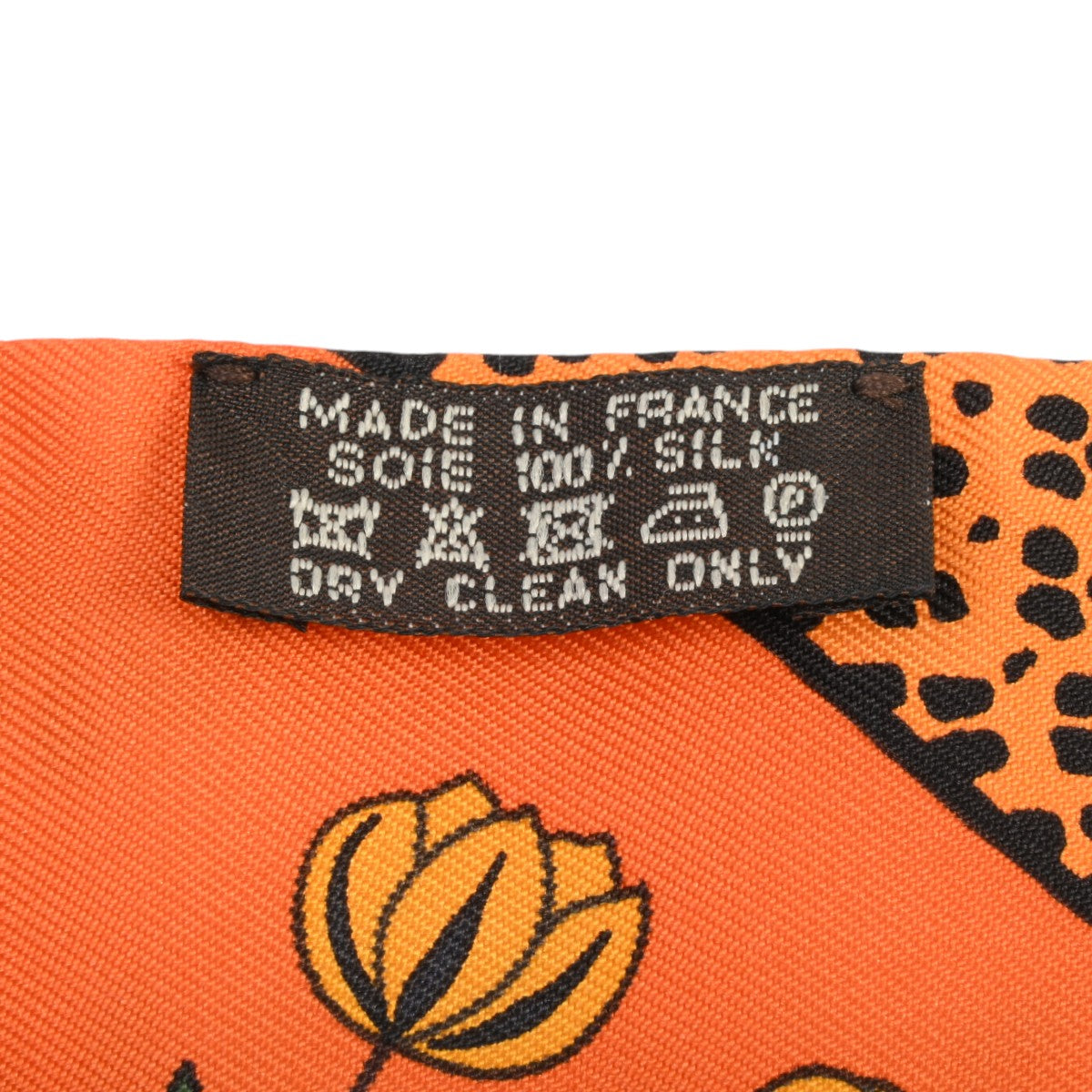 Les Leopards Pattern Twilly Orange