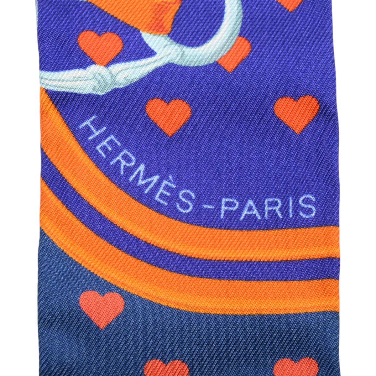 Brides de Gala Love Pattern Twilly Ultra Violet/Orange/Marine