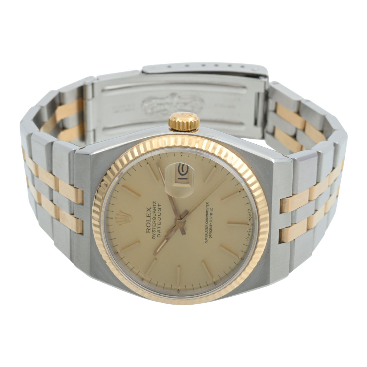 Oysterquartz Datejust 36mm 17013 Quartz Champagne