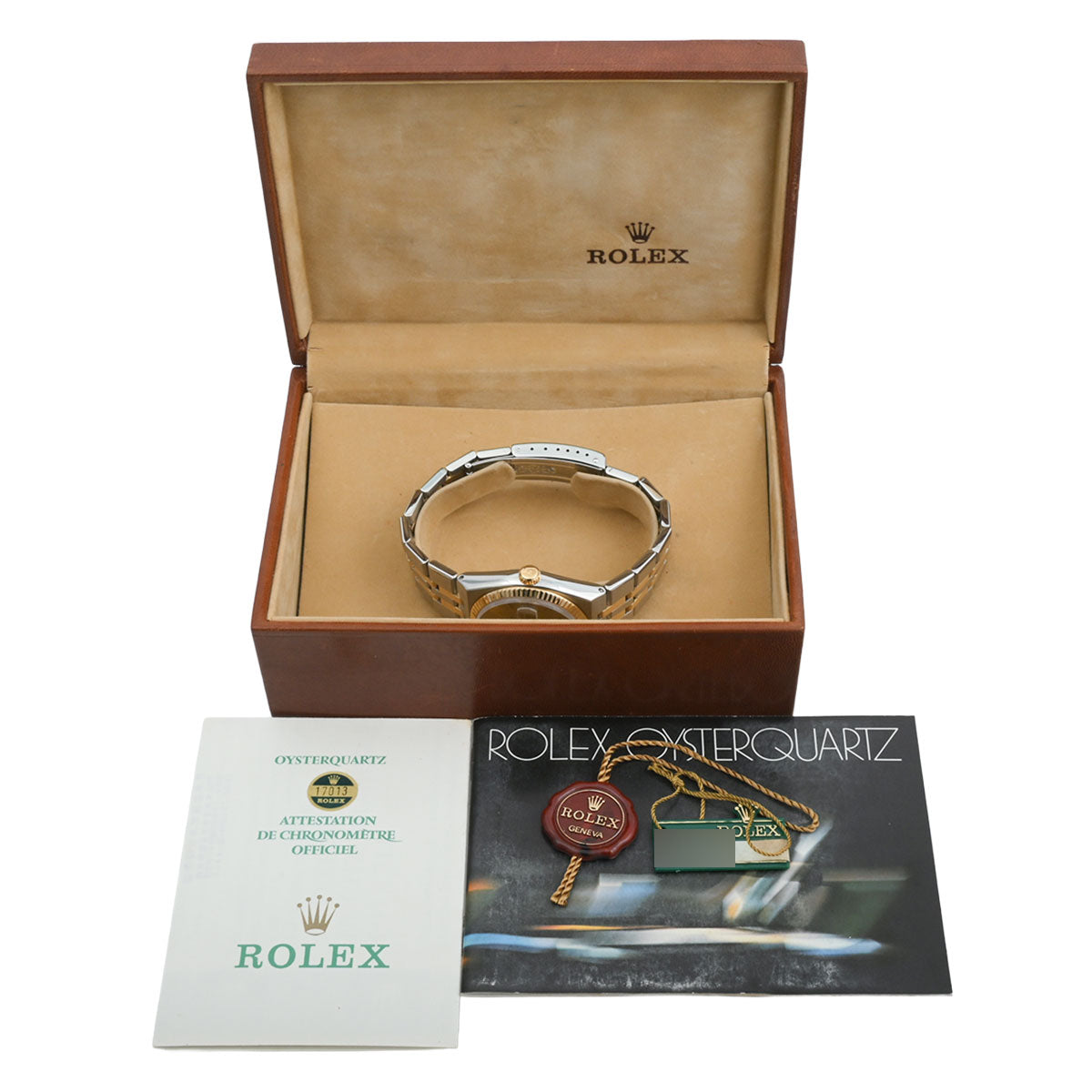 Oysterquartz Datejust 36mm 17013 Quartz Champagne