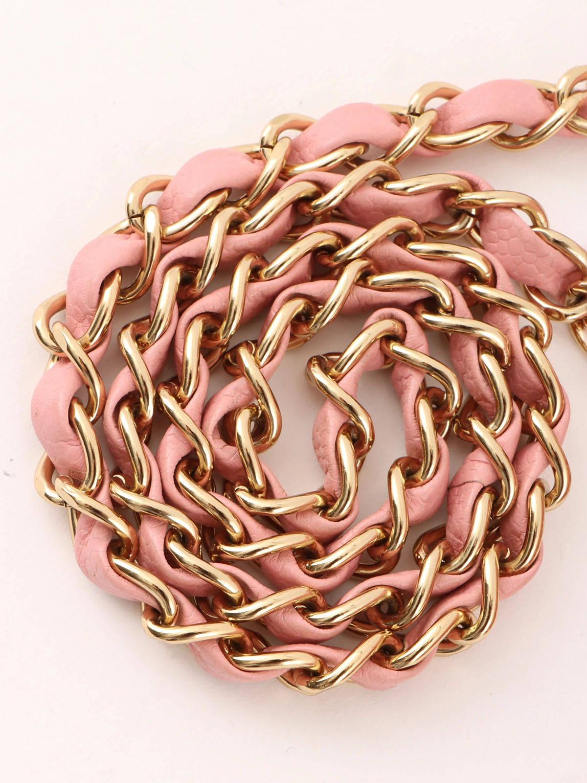 2004 Caviar Skin Classic Flap Chain Bag 25cm Pink