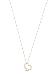 925 Open Heart Necklace Silver
