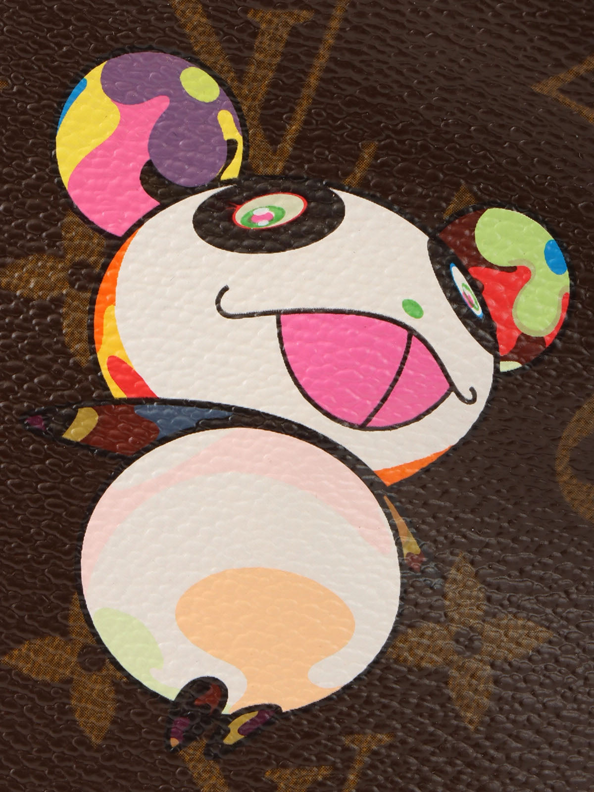 2004 Canvas Monogram Panda Trouser Bag, Brown
