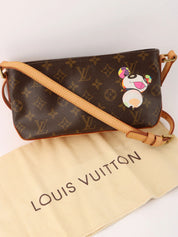 2004 Canvas Monogram Panda Trouser Bag, Brown