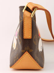2004 Canvas Monogram Panda Trouser Bag, Brown