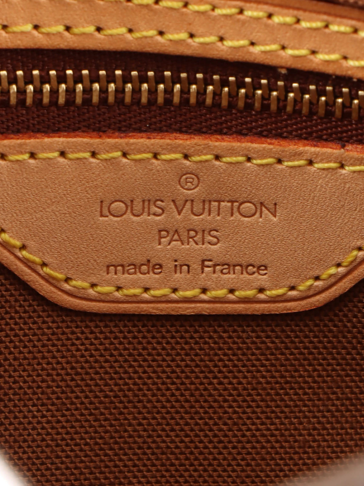 2004 Canvas Monogram Panda Trouser Bag, Brown