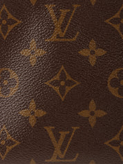 2004 Canvas Monogram Panda Trouser Bag, Brown