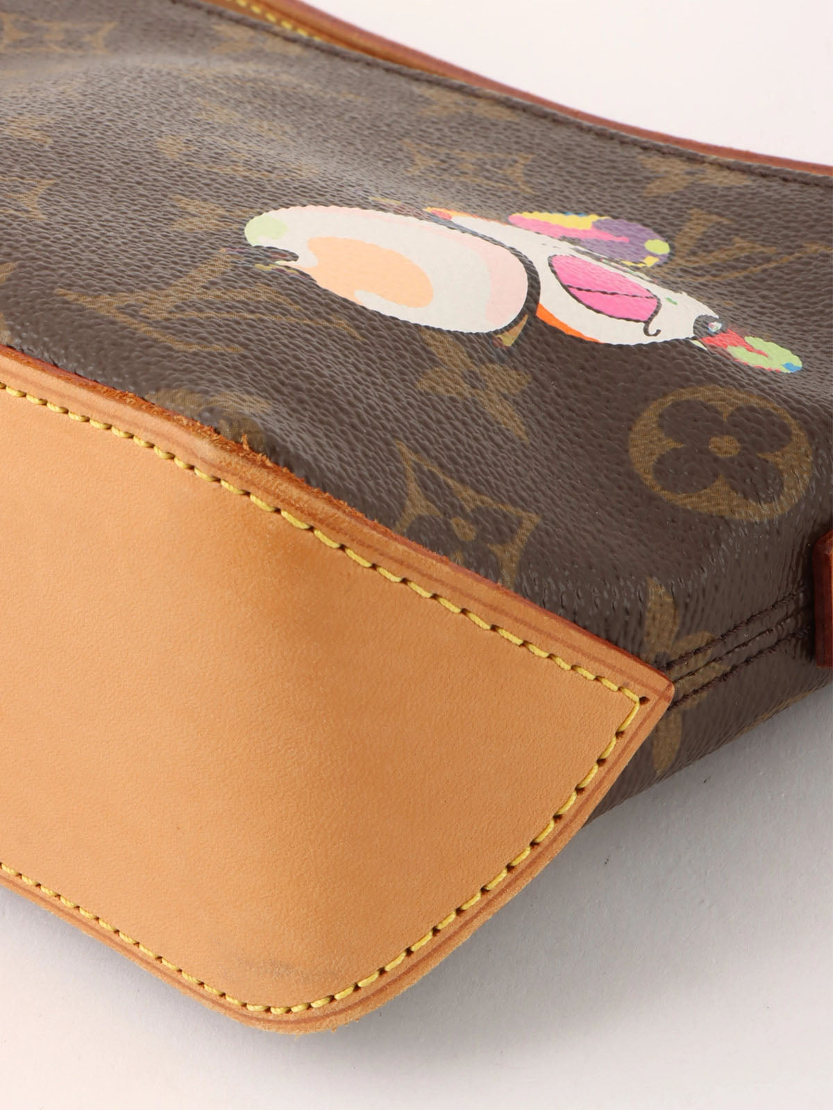 2004 Canvas Monogram Panda Trouser Bag, Brown