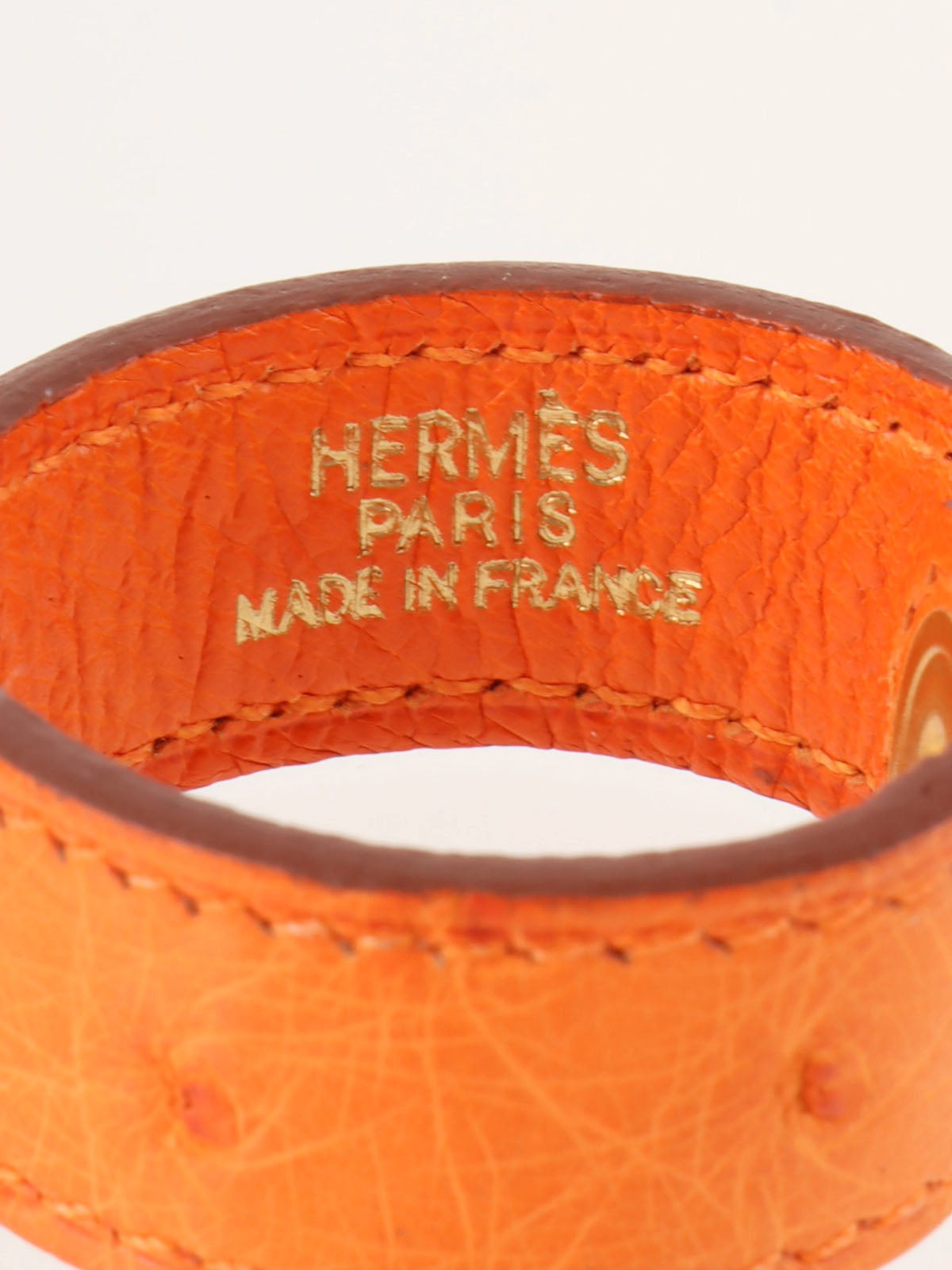 Ostrich Glove Holder Orange