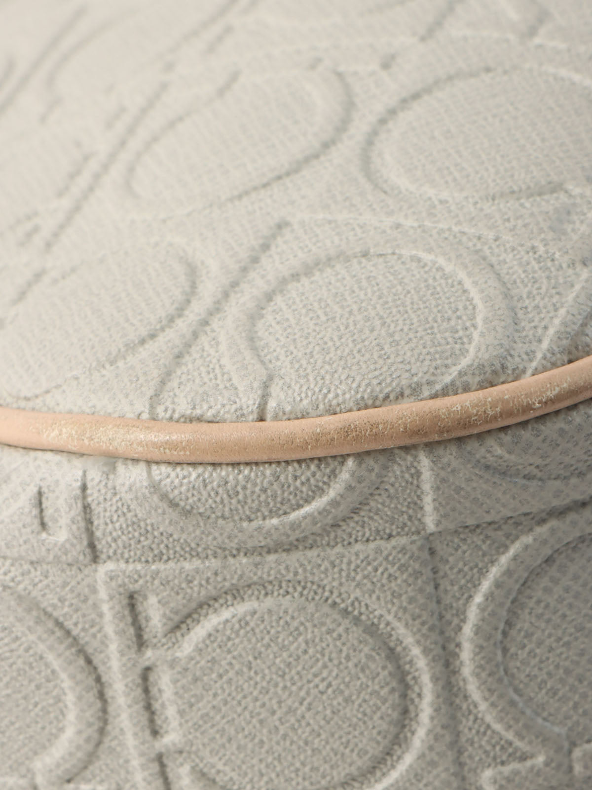 ガンチーニパターンショルダーバッグ グレー/ベージュ