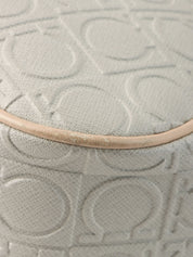 ガンチーニパターンショルダーバッグ グレー/ベージュ