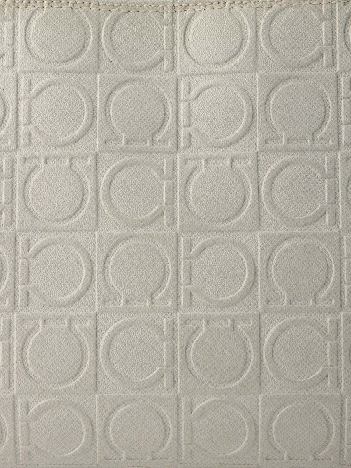 ガンチーニパターンショルダーバッグ グレー/ベージュ