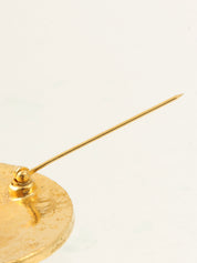 1994年製 ラウンドCCマークブローチ ゴールド