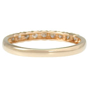 14K 玫瑰金镶钻戒指 #50
