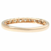 14K Diamond Ring Pink Gold #50