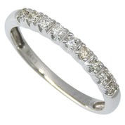 14K Diamond Ring White Gold #50