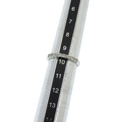 14K Diamond Ring White Gold #50