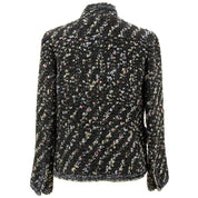 2004 Tweed CC Mark Button Jacket #36 Navy/Multi