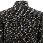 2004 Tweed CC Mark Button Jacket #36 Navy/Multi