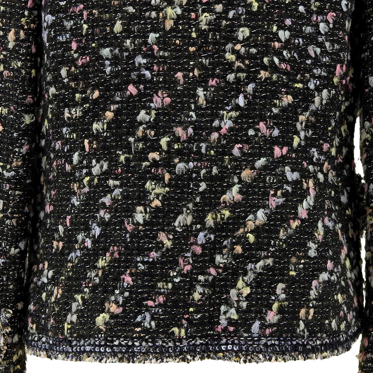 2004 Tweed CC Mark Button Jacket #36 Navy/Multi