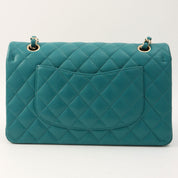 2021 Caviar Skin Classic Flap Chain Bag 25cm Green