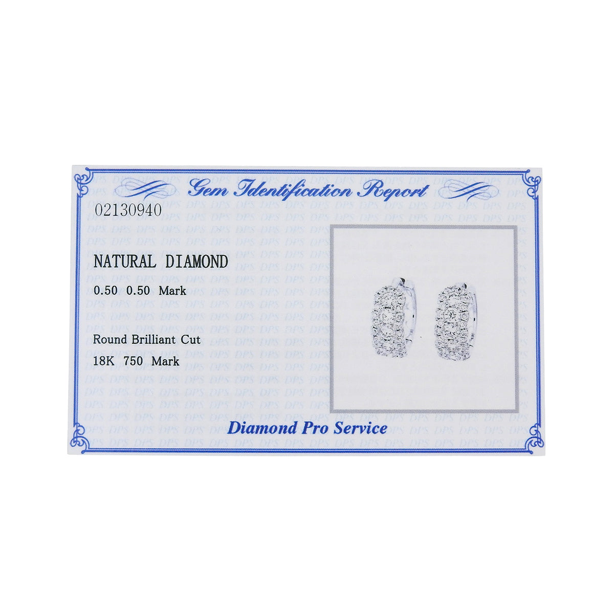 18K Diamond Mini Hoop Earrings Silver