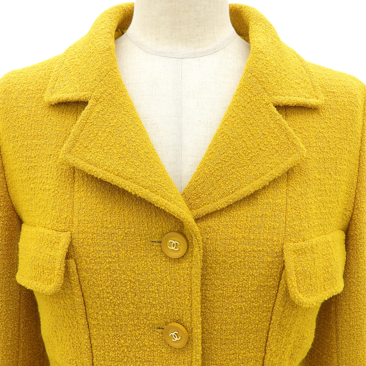 1995 Logo Button Jacket #36 Mustard