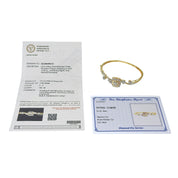 18K Diamond Design Bracelet Gold