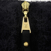 モヘアミニスカート #M ブラック