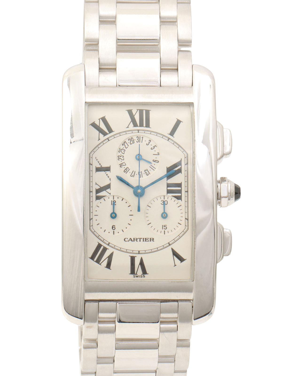 18K Tank American Chronoreflex LM 白金