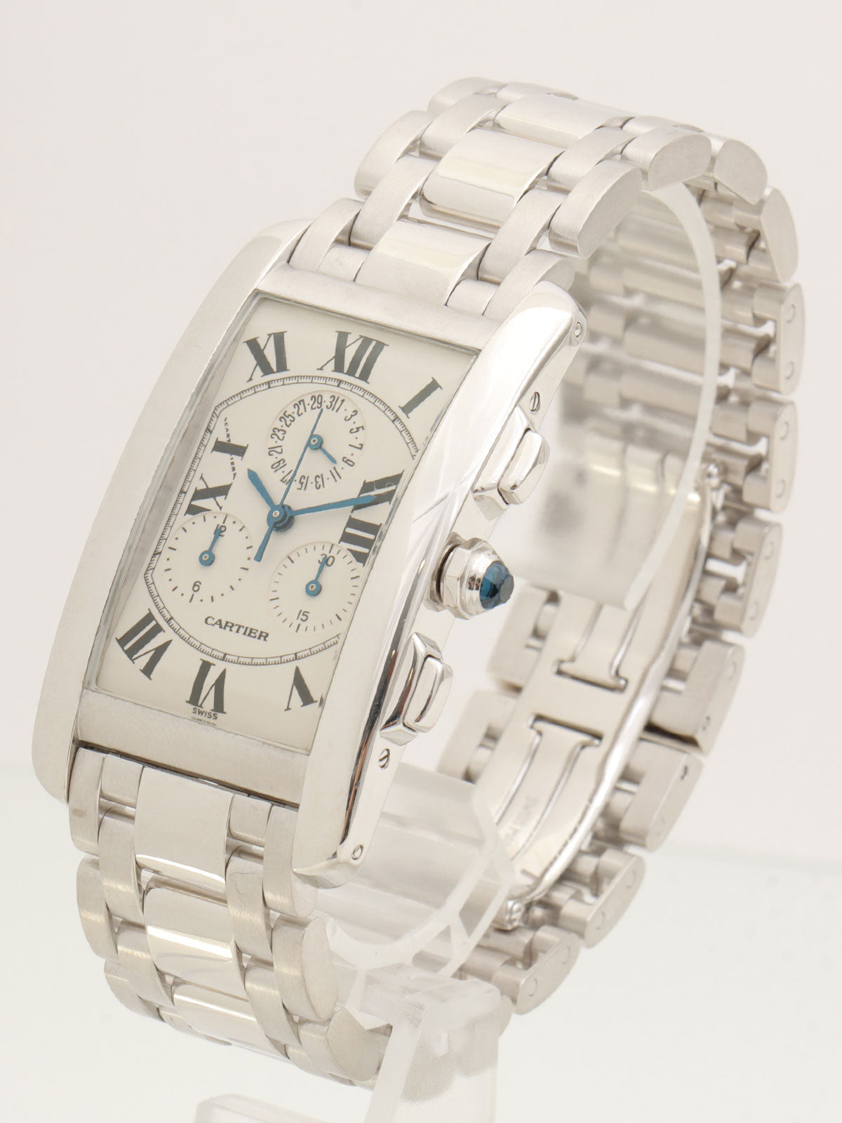 18K Tank American Chronoreflex LM 白金