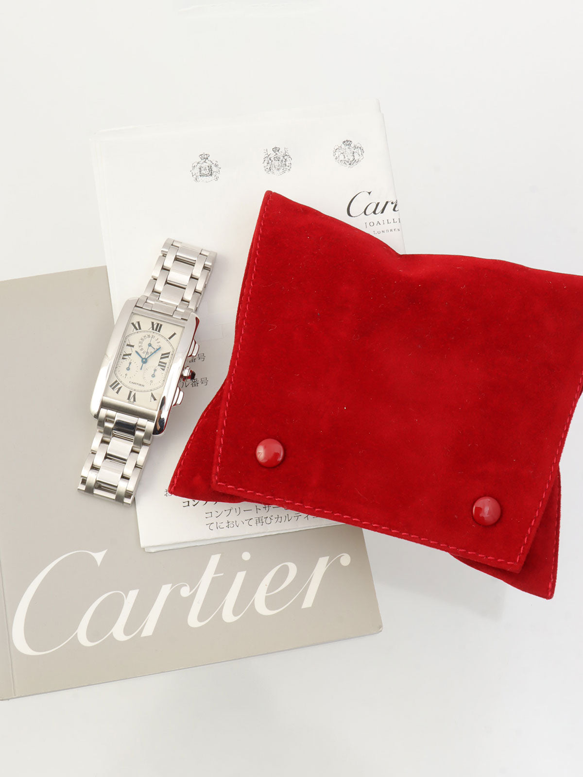 18K Tank American Chronoreflex LM 白金