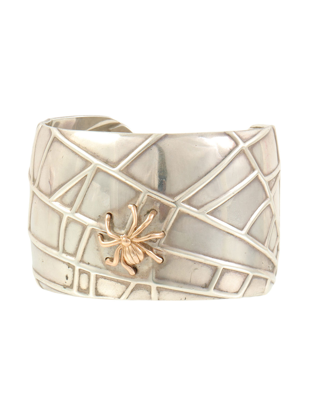 925 蜘蛛图案手镯 银/玫瑰金