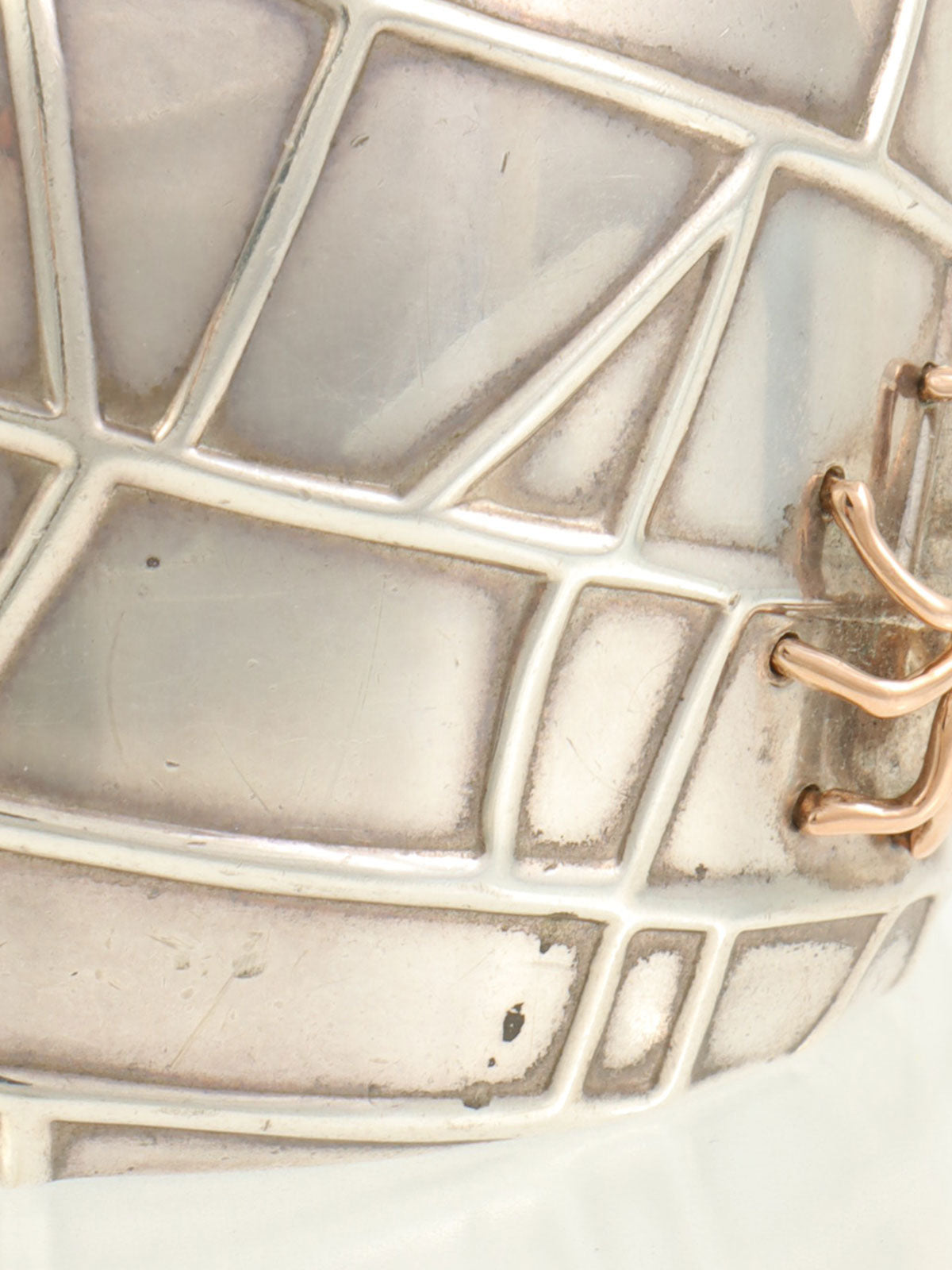 925スパイダーモチーフバングル シルバー/ピンクゴールド