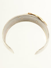 18K925 蜻蜓图案手镯 银/金