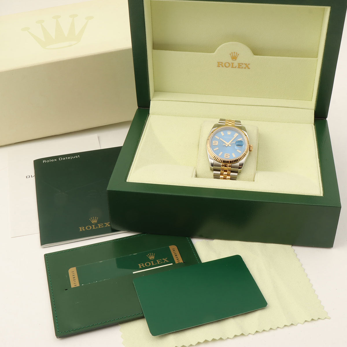 2010年頃製 デイトジャスト 36mm 116233 自動巻き ブルー