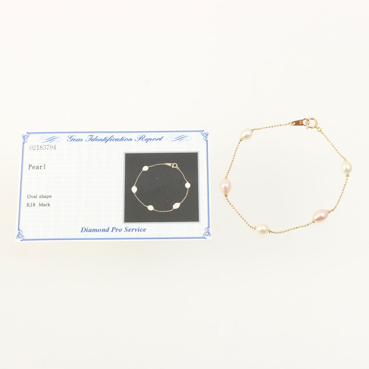 18K Pearl Bracelet Gold