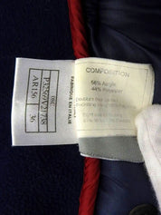 2008 Square CC Mark Zip-Up Boa Parka, Light Beige/Red