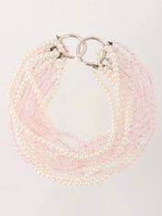 トルセードブレスレット シルバー/ホワイト/ベビーピンク