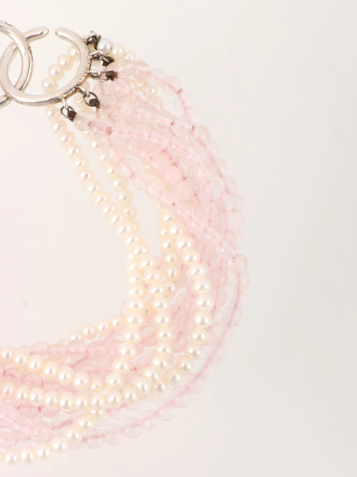 トルセードブレスレット シルバー/ホワイト/ベビーピンク