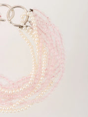 トルセードブレスレット シルバー/ホワイト/ベビーピンク