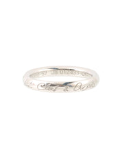 Platinum Infiniti Tulle Ring in Silver