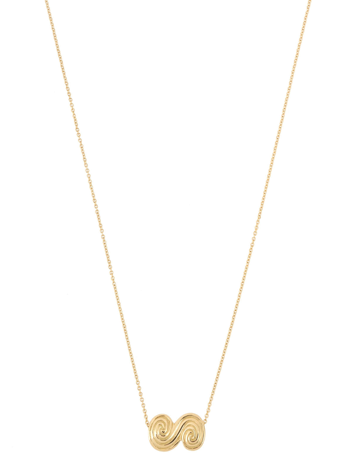 18K Gold Tornado Necklace