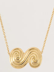 18K Gold Tornado Necklace