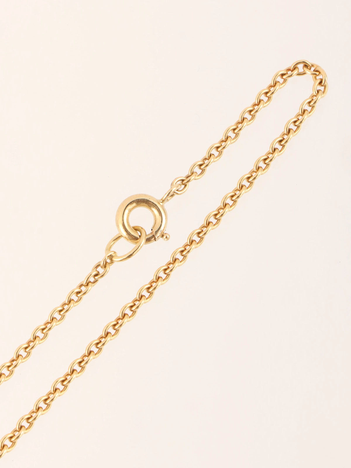 WALTHAM 18Kダイヤモンドルビーフラワーモチーフスイングネックレス チェリーレッド/ゴールド