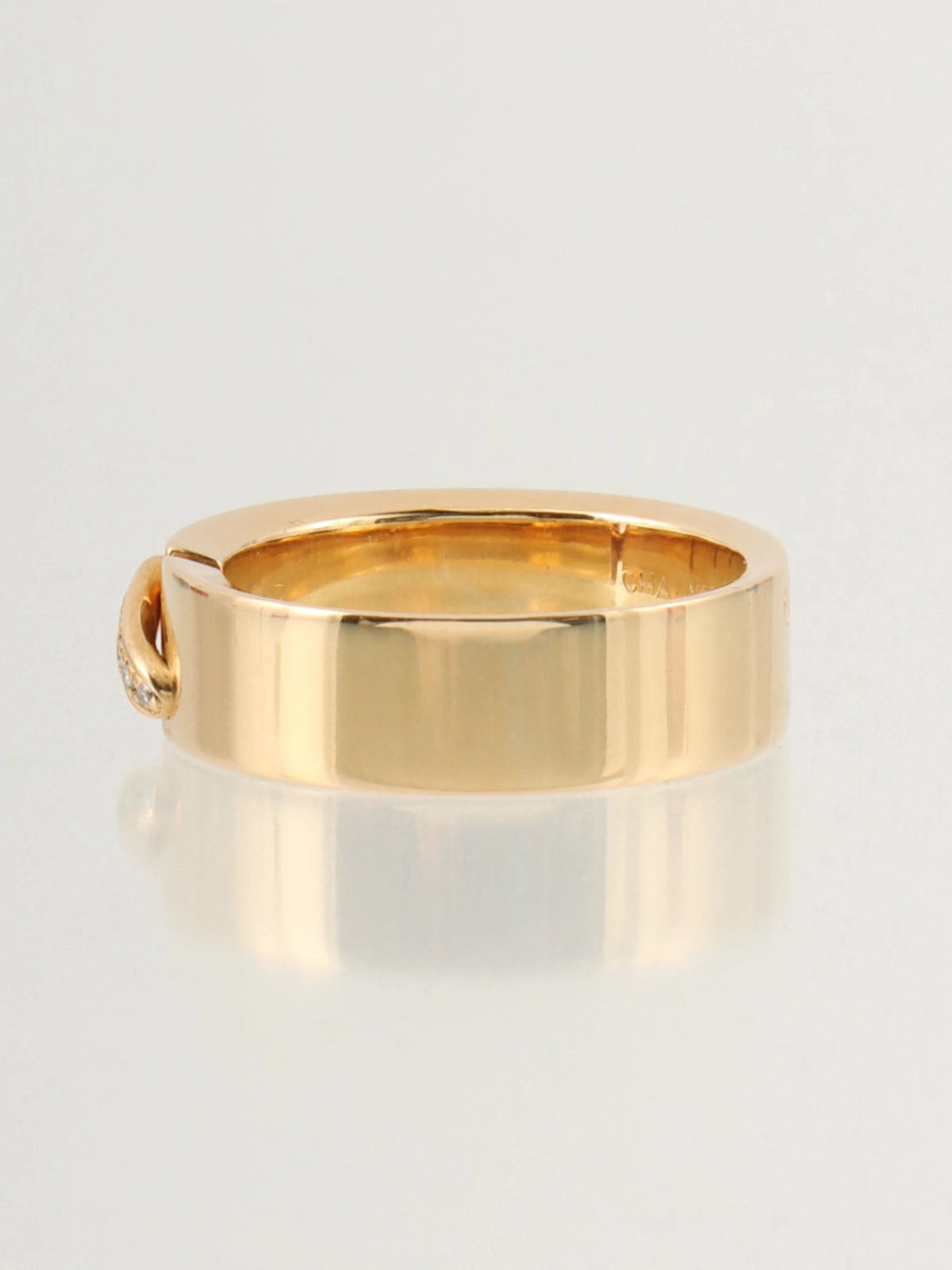 18Kダイヤモンドリアンリング ゴールド