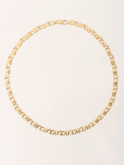 18K Gold Designer Chain Necklace