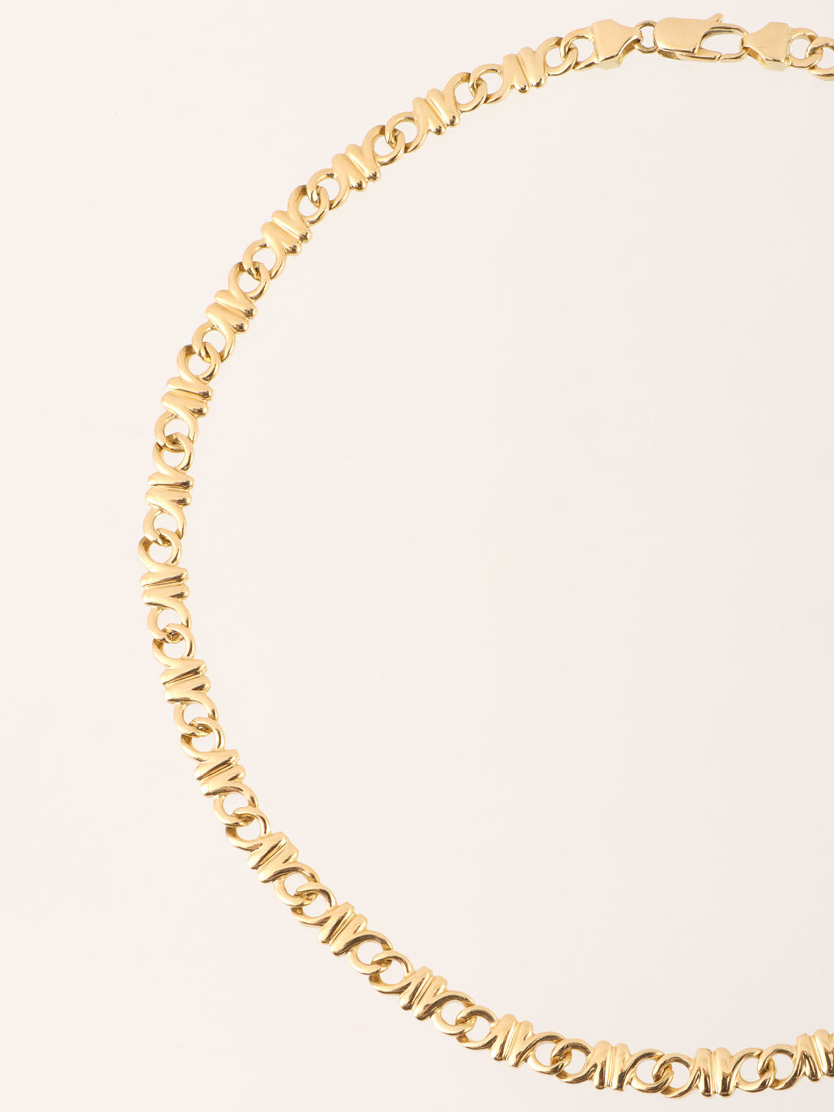 18K Gold Designer Chain Necklace